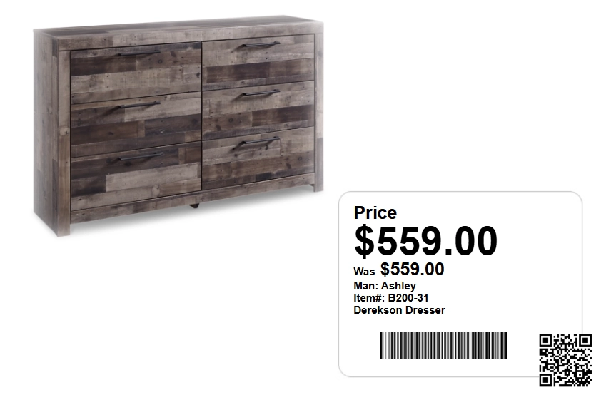 Custom Tags Designed for Your Furniture Store